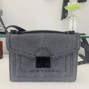 Loeffler Randall Mini Rider Leather Crossbody Bag